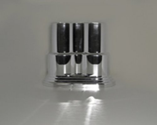 Çiftli Parlak Metal Boru Gizleyici